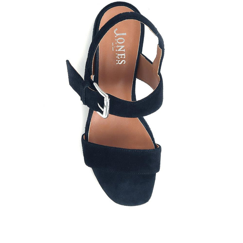 Charlee Leather Block Heel Sandals - CHARLEE / 321 989