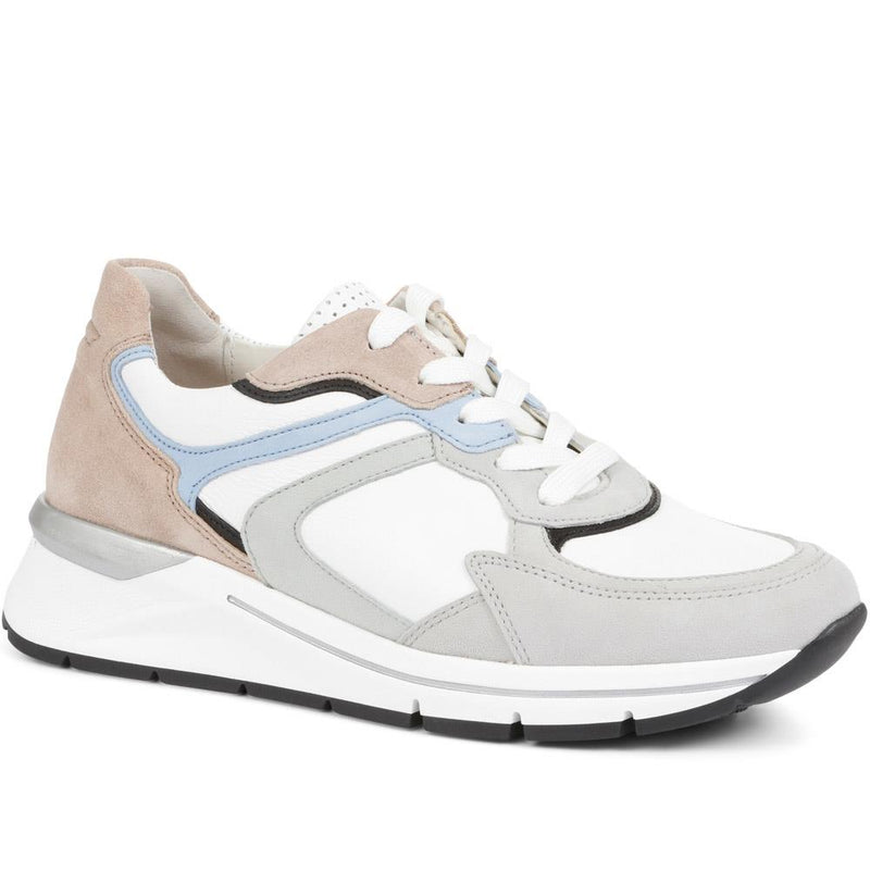 Chepstow Leather Wedge Trainers - GAB35541 / 322 396