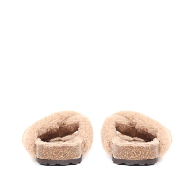 Totto Faux Fur Slider Slippers - TOTTO / 321 669