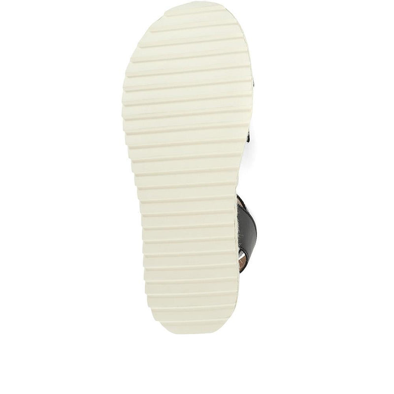 Astley Leather Platform Sandals - BARBR35518 / 321 406
