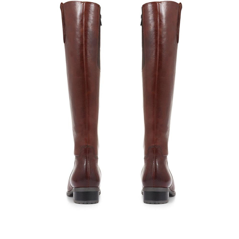 Cinzia Leather Riding Boots - CINZIA / 320 543