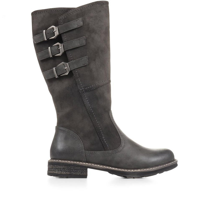 Flat Knee High Boots - WOIL36025 / 322 775