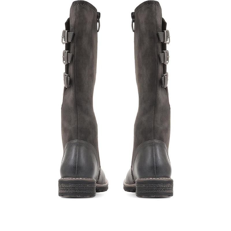 Flat Knee High Boots - WOIL36025 / 322 775