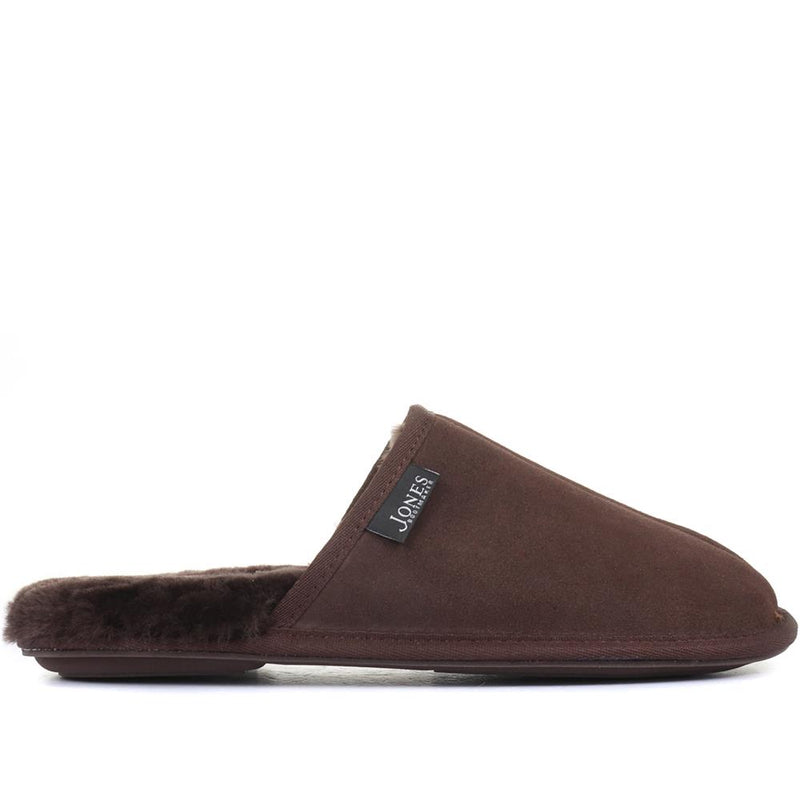 Men's Sheepskin Lined Slippers - DALBY / 319 282