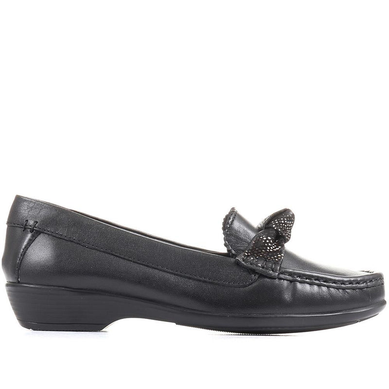 Slip On Leather Loafers - NAP36003 / 323 054