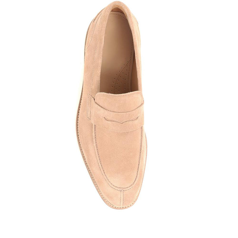 Roberto Suede Leather Penny Loafers - ROBERTO / 321 659