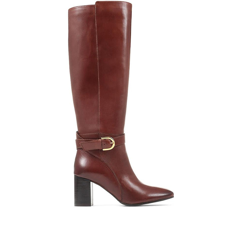Giovana Leather Knee High Boots - GIOVANA / 322 807