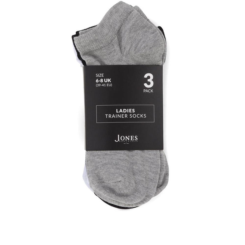 3 Pack Cotton Trainer Socks - EKIN36511 / 323 574