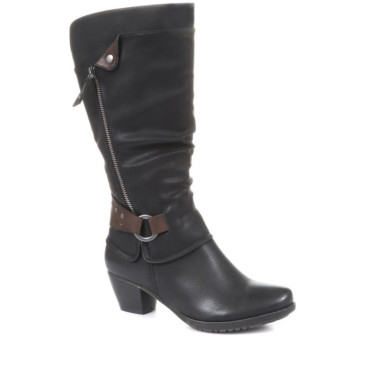 Low Heeled Slouch Boots - SIN34003 / 320 714