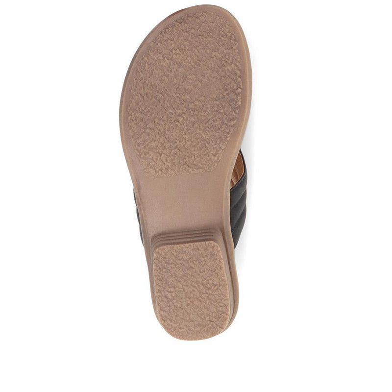Heeled Toe-Post Sandals - BAIZH37077 / 323 511