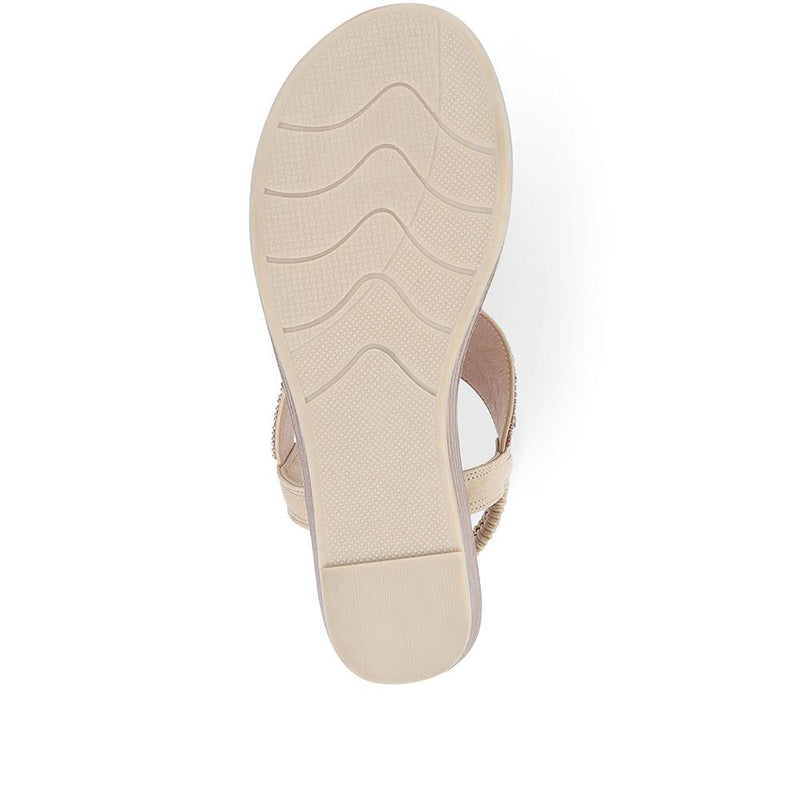 Embellished Toe Post Sandals - BAIZH37079 / 323 512