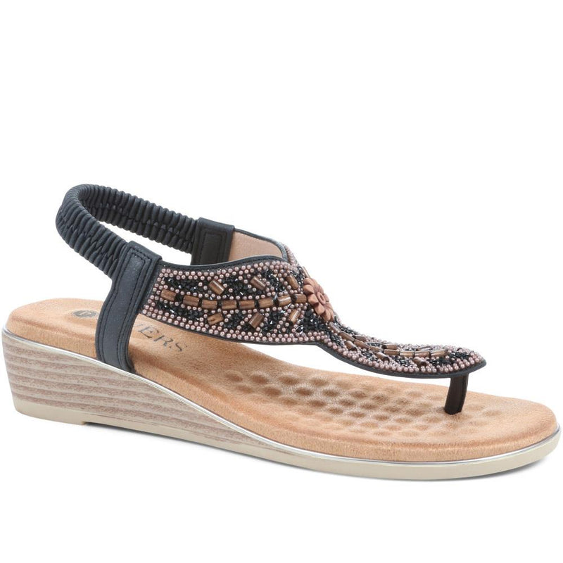 Embellished Toe Post Sandals - BAIZH37079 / 323 512