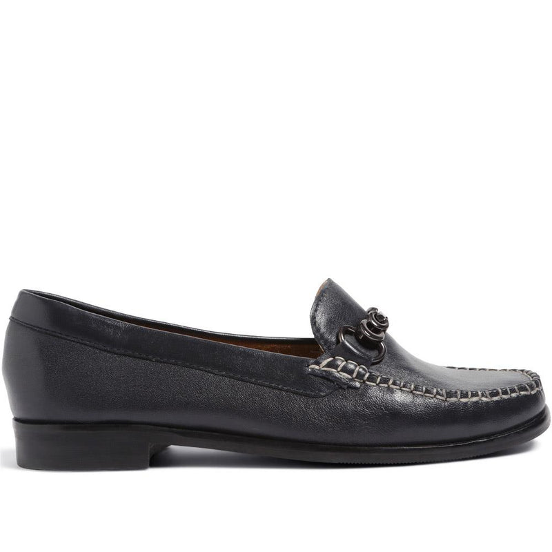 Leather Snaffle Loafers - NAP37009 / 323 523