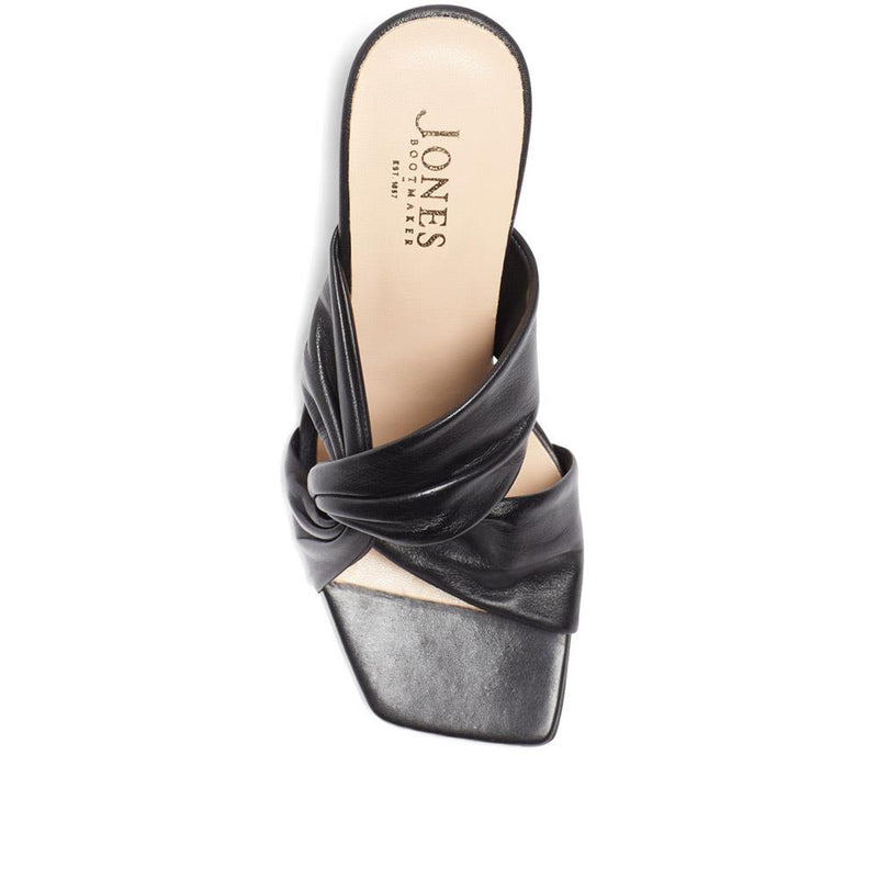 Leather Mule Heels - BLAKELY / 324 026