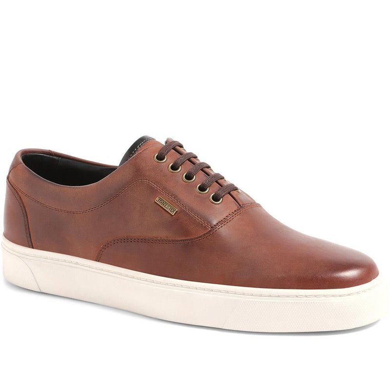 Waterproof Leather Trainers - HARROGATE / 323 411