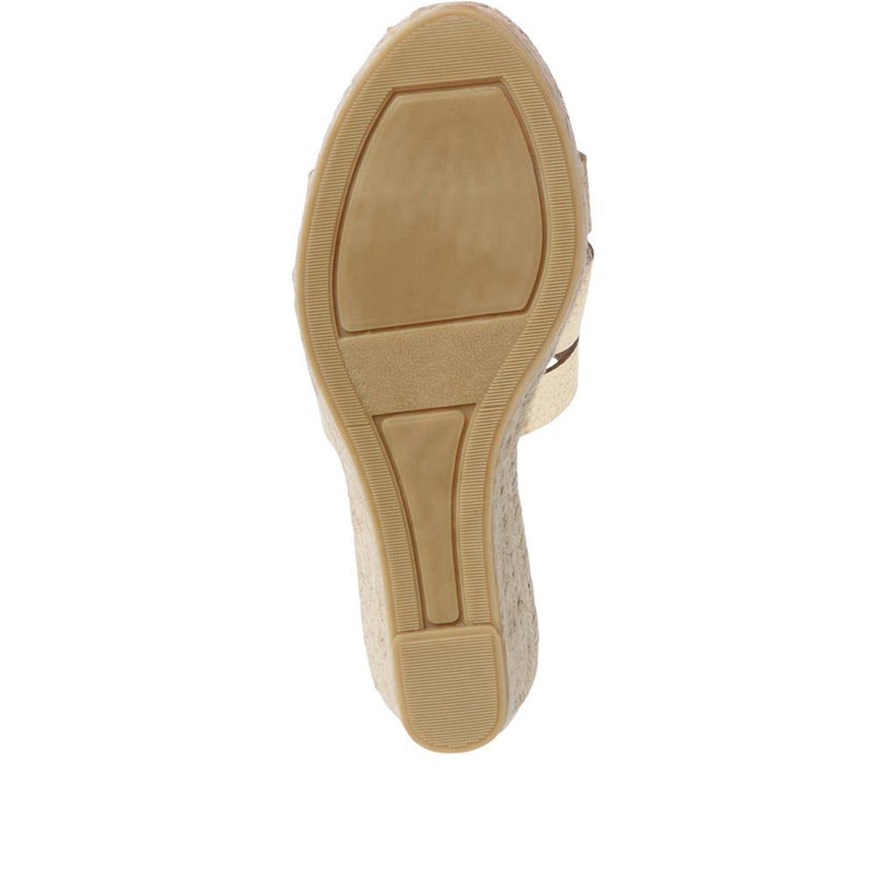 Leather Platform Mule Sandals - ANAT37500 / 323 949