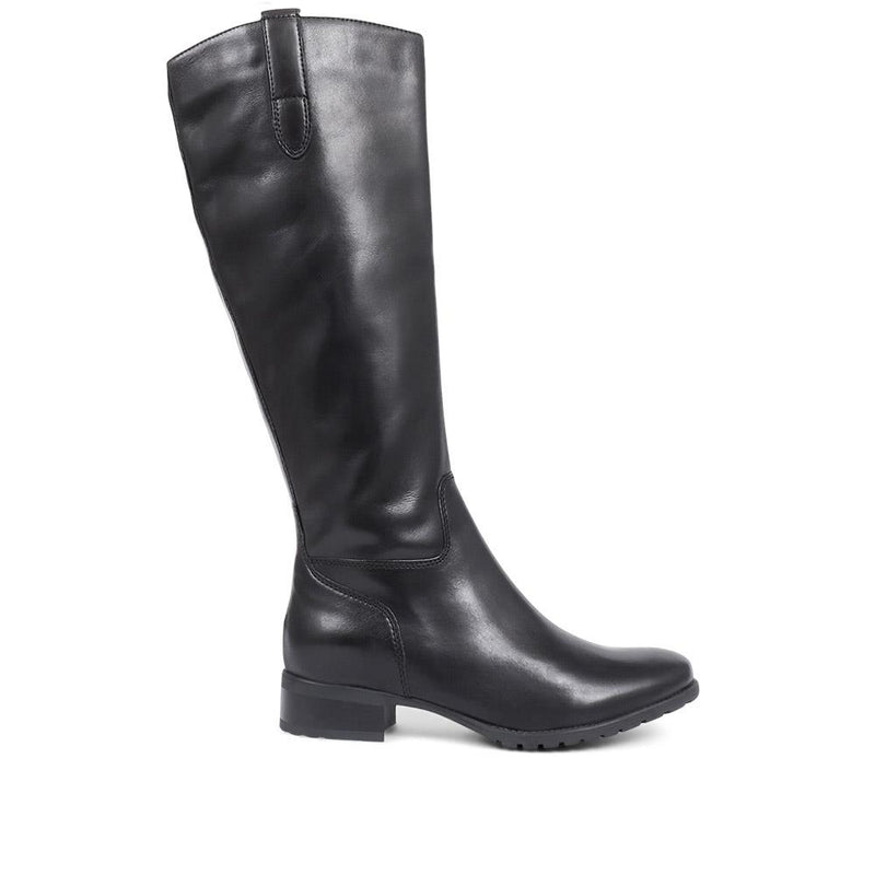 Cinzia Leather Riding Boots - CINZIA / 320 543