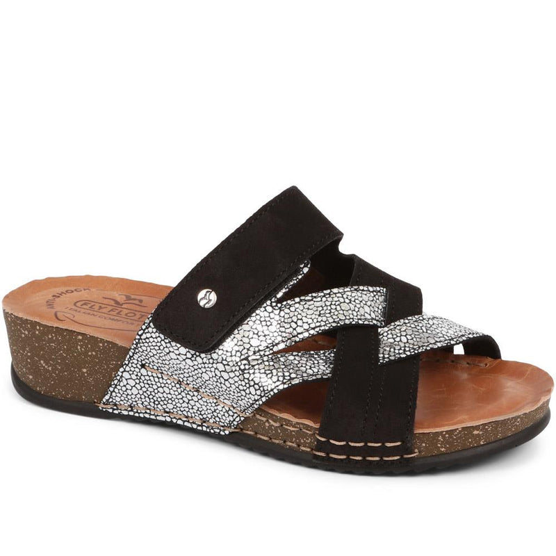 Leather Mule Sandals - FLY37055 / 323 226