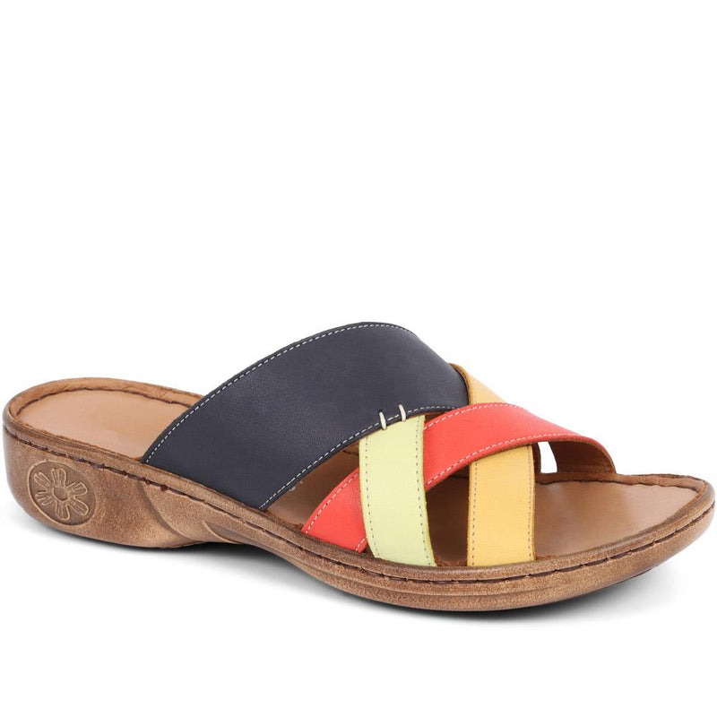 Leather Wedge Sandals - GENC37001 / 323 876