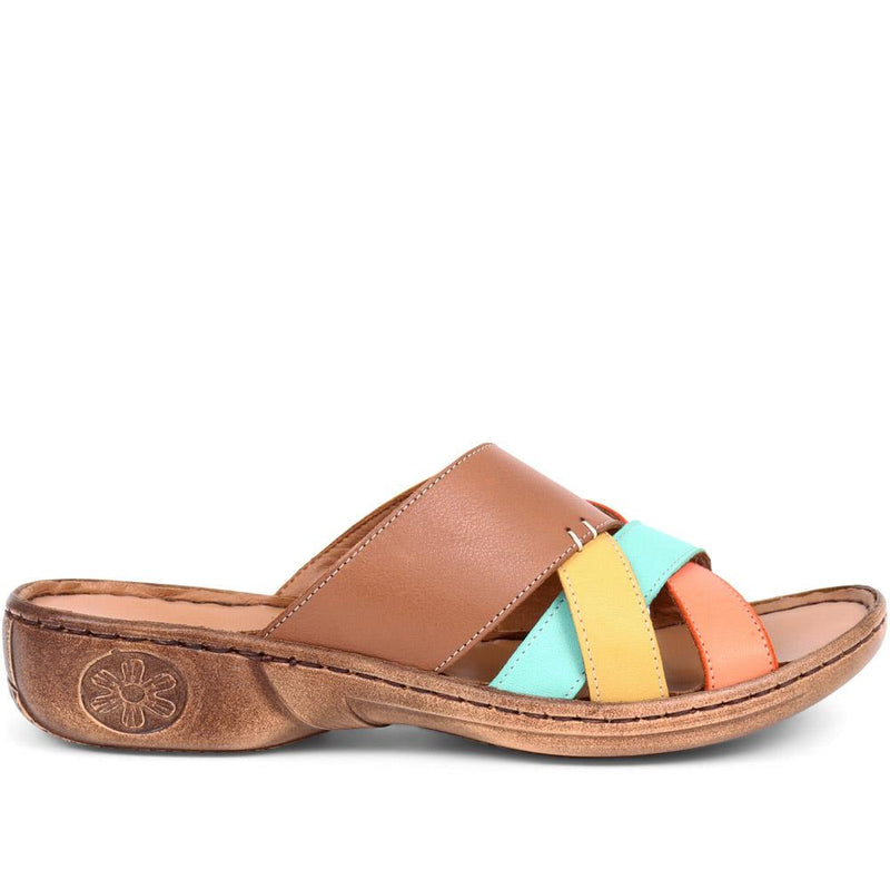 Leather Wedge Sandals - GENC37001 / 323 876