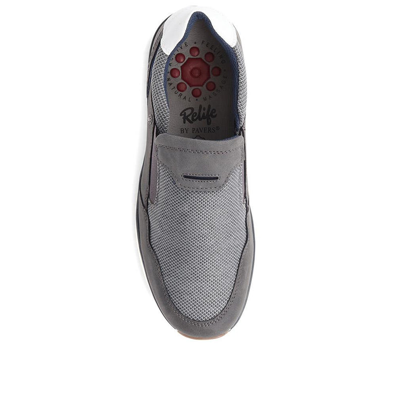 Wide Fit Slip-On Trainers - CENTR37039 / 323 428