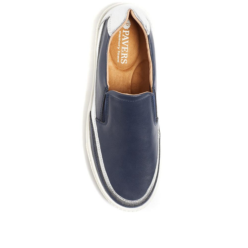 Leather Slip-On Shoes - BRK37029 / 323 556