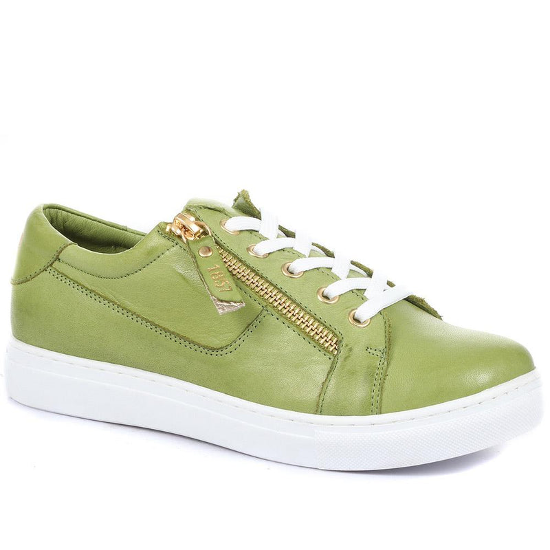 Padova Leather Lace-Up Trainers - PADOVA / 320 235