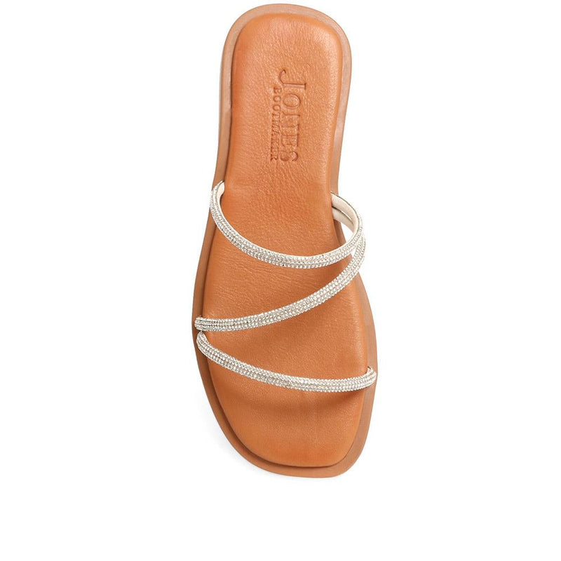 Geanna Embellished Mule Sandals - GEANNA / 323 919
