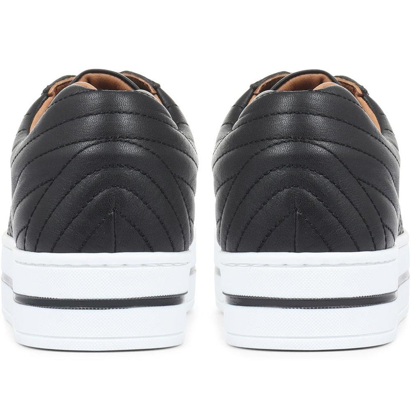 Amira Leather Platform Trainers - AMIRA / 318 440