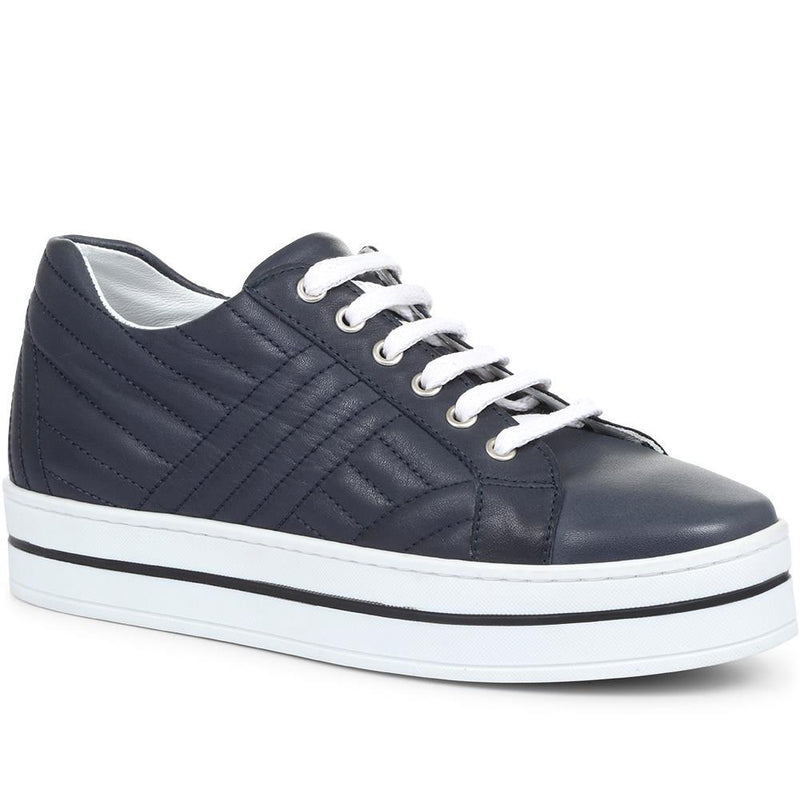 Amira Leather Platform Trainers - AMIRA / 318 440