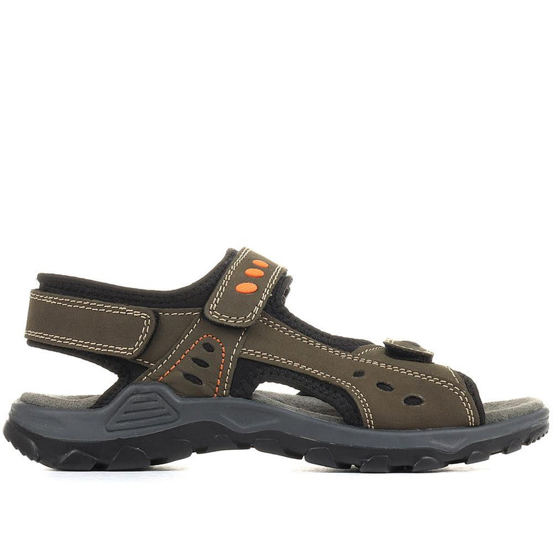 Men's Leather Walking Sandals - DDIN35009 / 321 539