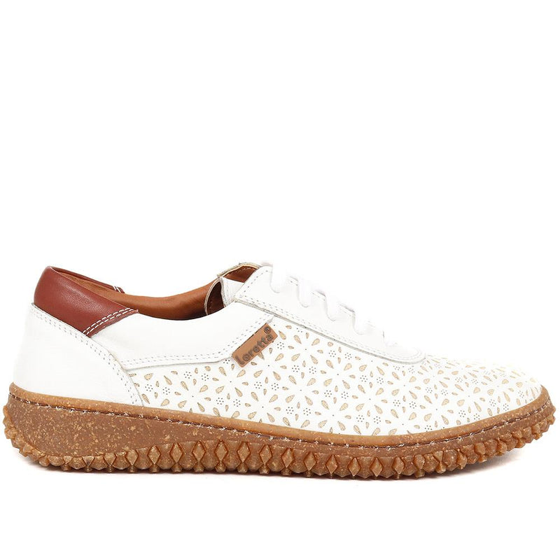 Leather Lace-Up Casual Shoes - HAK37007 / 323 791