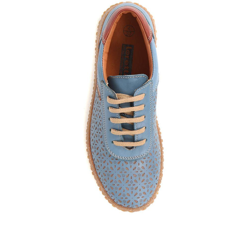 Leather Lace-Up Casual Shoes - HAK37007 / 323 791