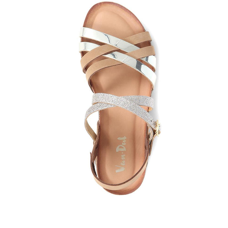 Strappy Leather Sandals - VAN37502 / 323 818