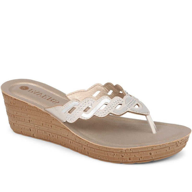 Toe Post Wedge Sandals - INB37045 / 323 615