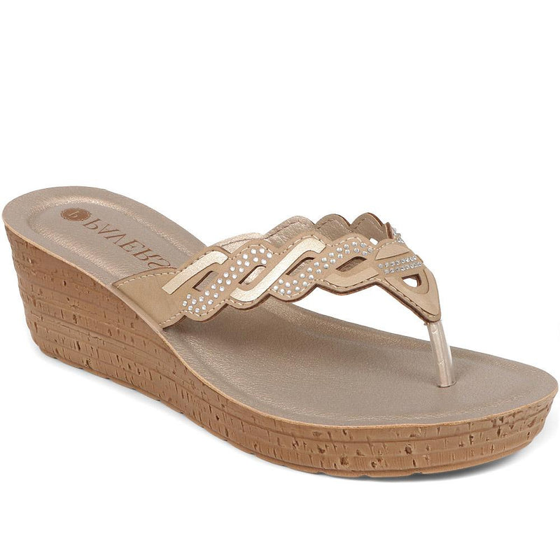 Toe Post Wedge Sandals - INB37045 / 323 615