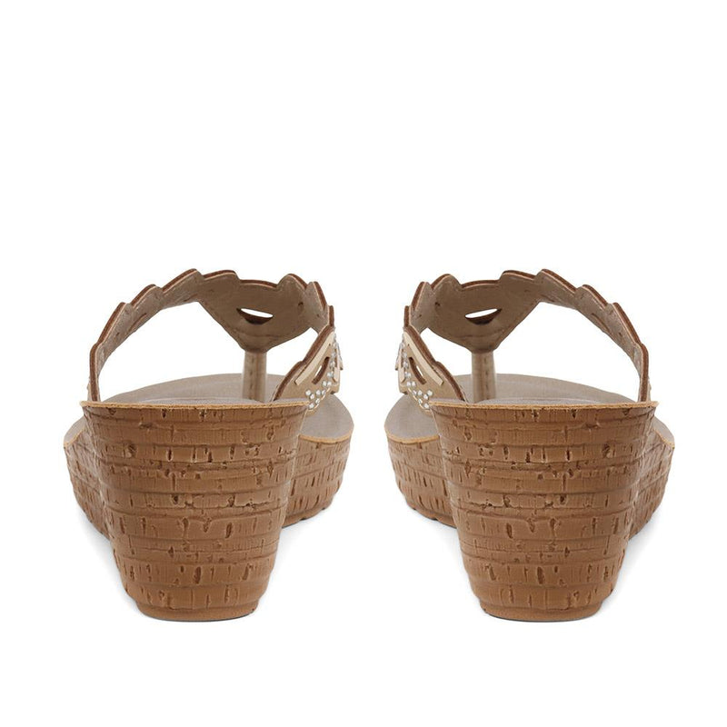 Toe Post Wedge Sandals - INB37045 / 323 615