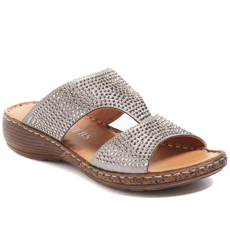 Leather Mule Sandals - LUCK37013 / 323 961