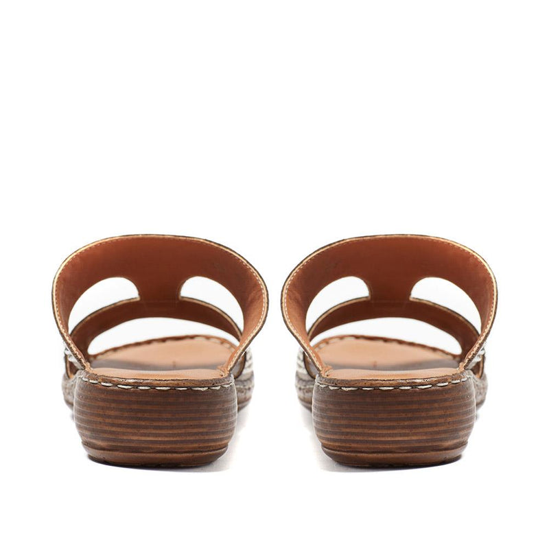 Leather Mule Sandals - LUCK37013 / 323 961