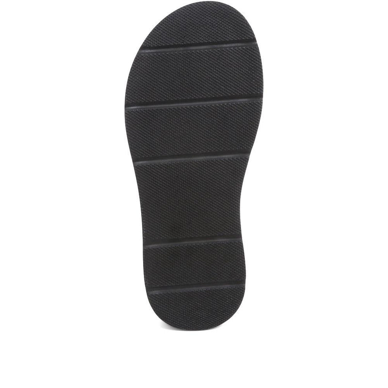 Madeley Leather Platform Mule Sandals - MADELEY / 324 028
