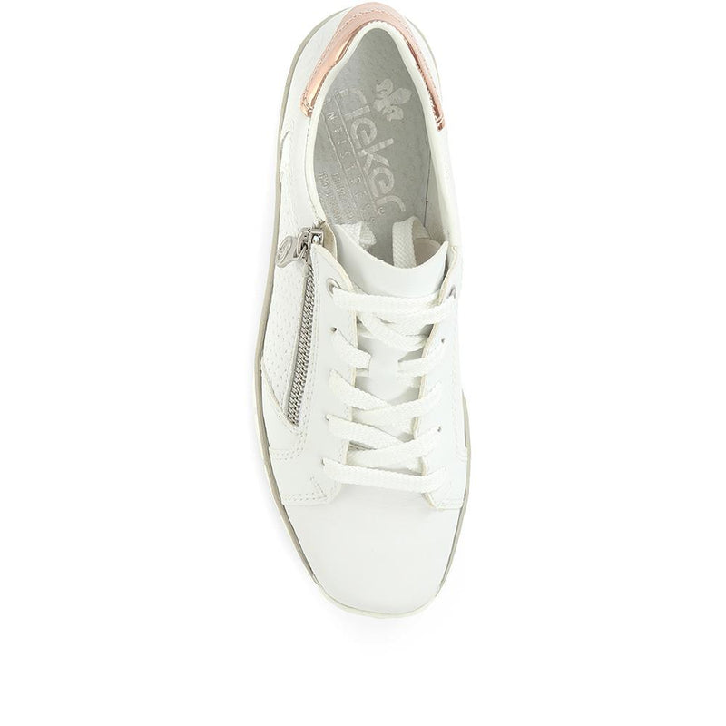 Leather Lace-Up Trainers - RKR34504 / 320 279