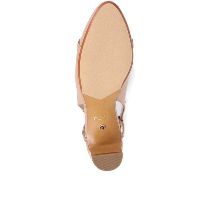 Embellished Slingback Heels - VAN37529 / 323 978
