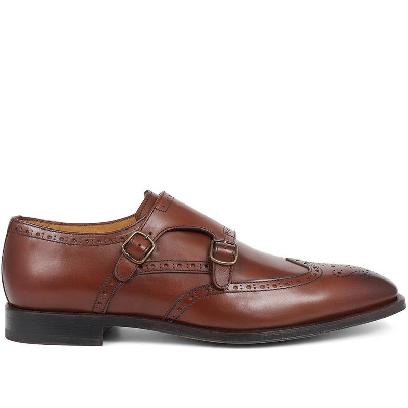 Chilton Leather Double Strap Monk Shoes - CHILTON / 323 782