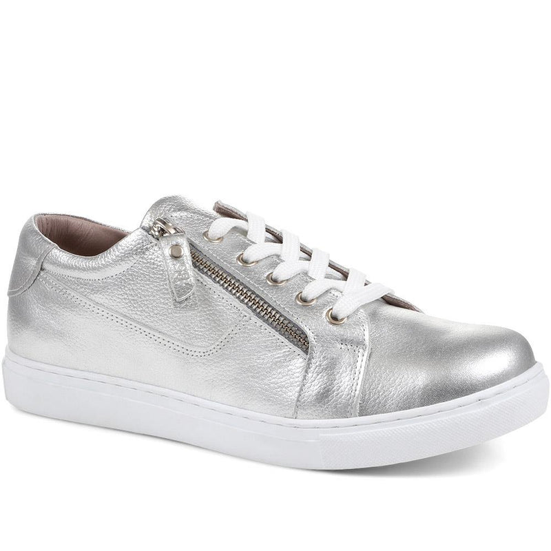 Padova Leather Lace-Up Trainers - PADOVA / 320 235