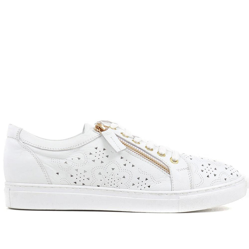 Padova Leather Lace-Up Trainers - PADOVA / 320 235