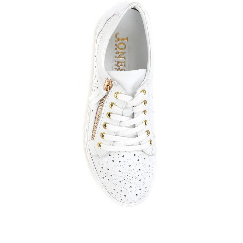 Padova Leather Lace-Up Trainers - PADOVA / 320 235