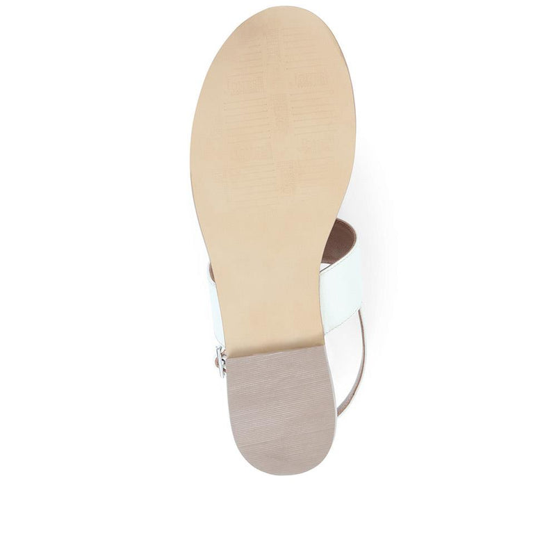 Lizabeth Leather Thong Sandals - LIZABETH / 323 350