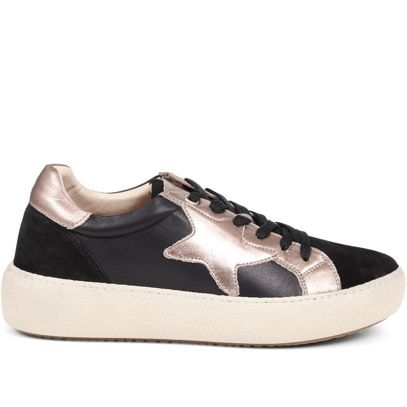 Leather Lace Up Trainers - PALMI37500 / 324 061