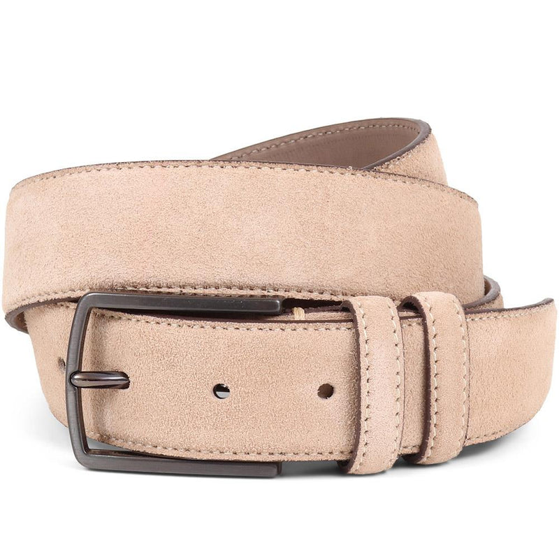 Upney Men's Suede Leather Belt - UPNEY / 321 982