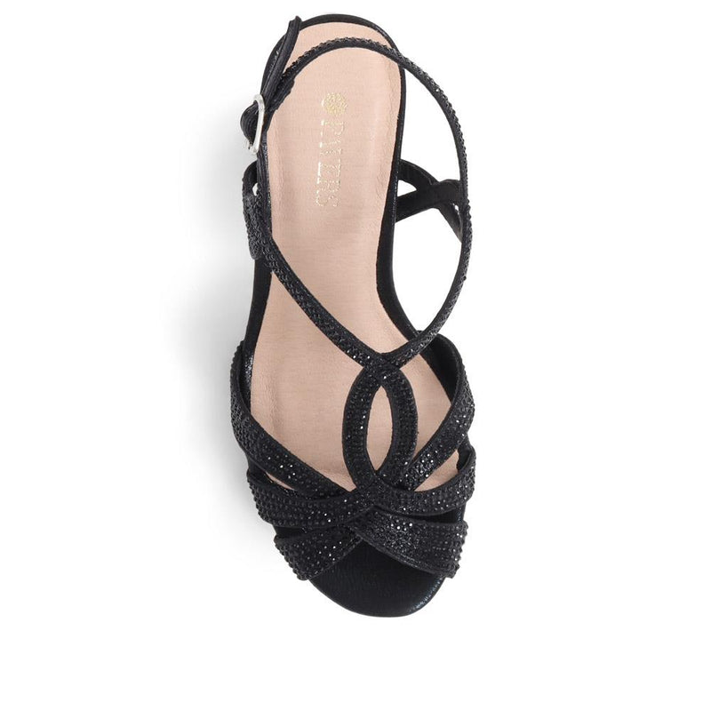 Heeled Strappy Sandals - UBEAU37005 / 323 814